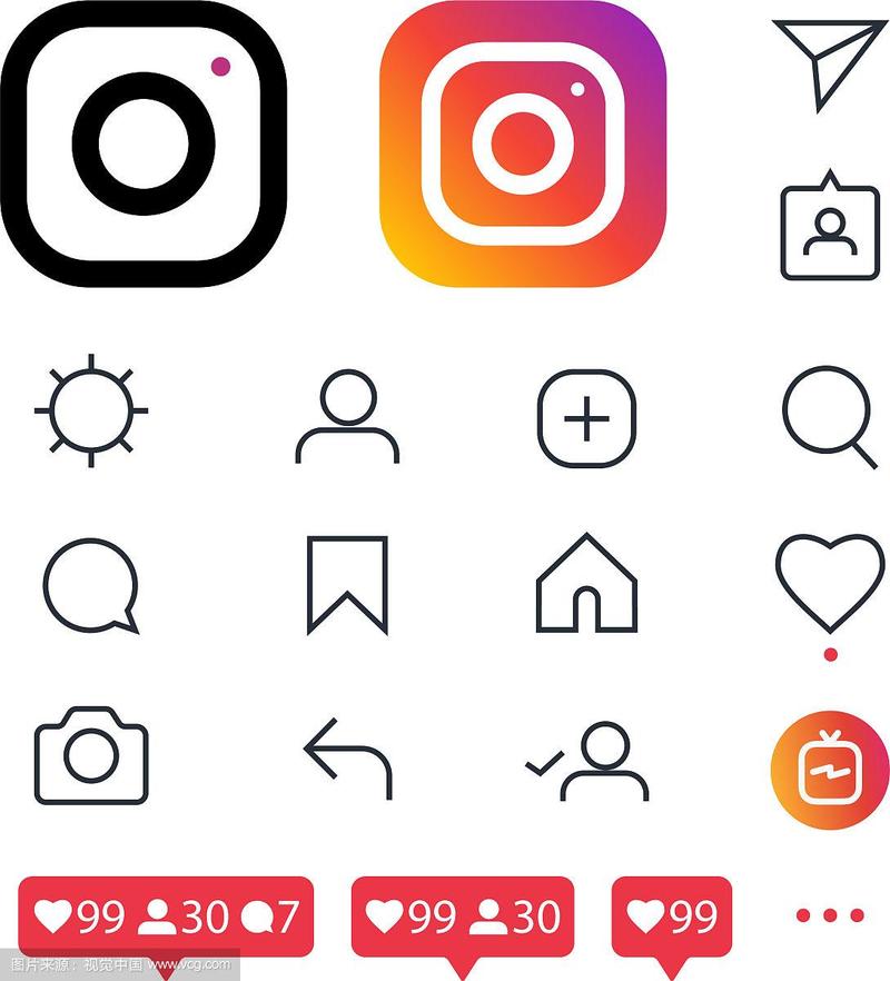 instagram图标功能,instagram icon