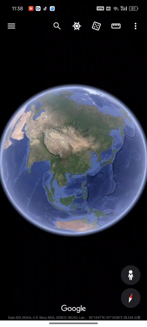 谷歌地球,谷歌地球大陆版