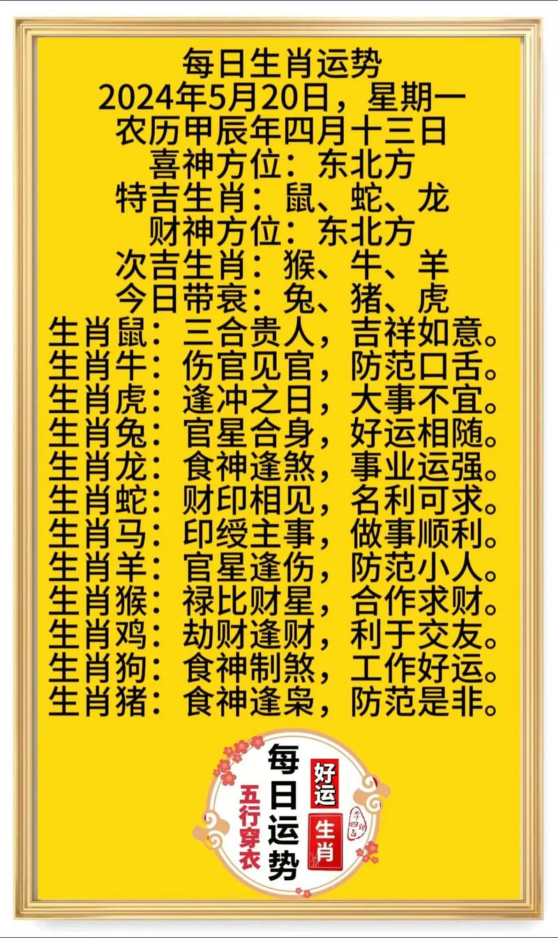 十二生肖今日运势财运,十二生肖今日运势财运方向麻桨运最好的生肖