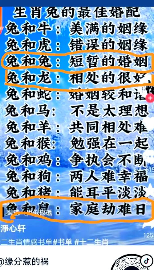 哪个生肖和兔最合,什么生肖和属兔的人相冲