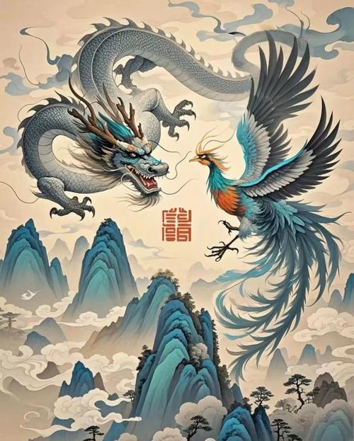 九龙一凤是什么意思,九龙一凤纹身图案大全图片