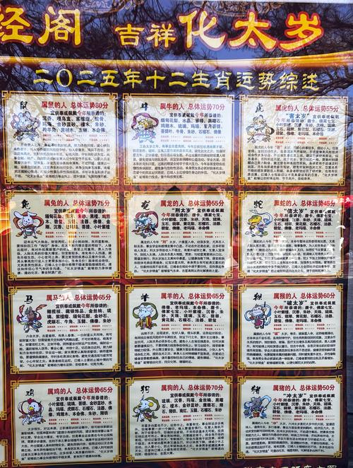 十二生肖运势,十二生肖运势2025大全运程