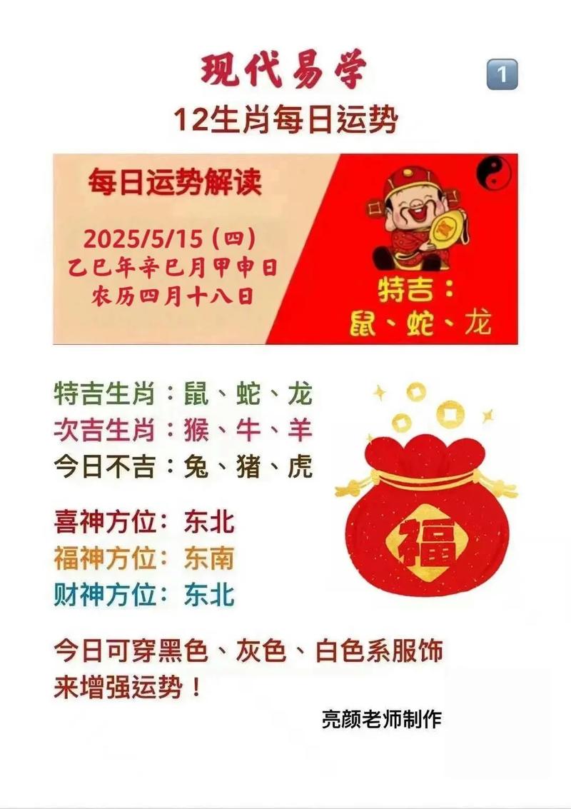 今天生肖运势表,今天生肖运势感情运势