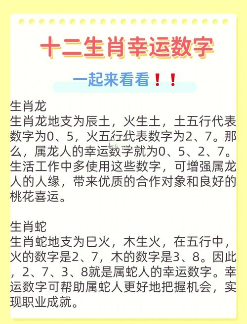 数字打一生肖,数字打一生肖的最佳答案是什么生肖?