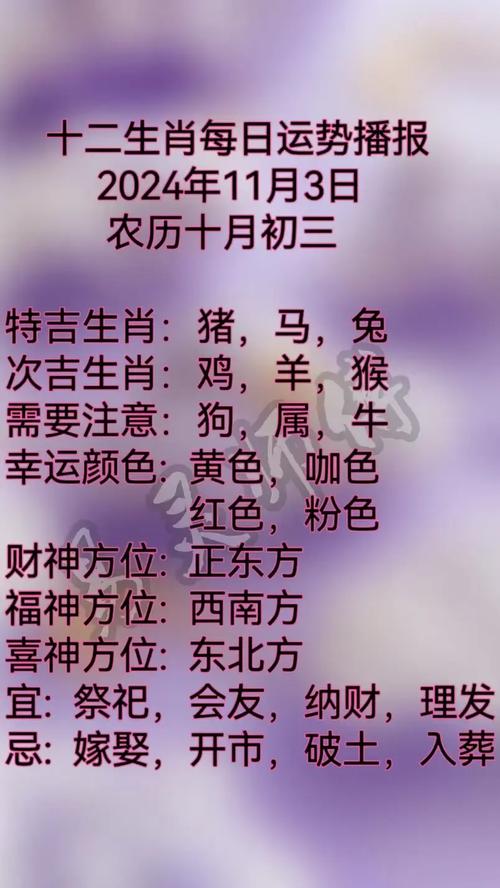 12生肖今日运势(黄历特吉生肖,十二生肖今日运势12属相每日运程今日财运事业运